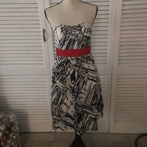 Strapless cocktail dress-Suzi Chin